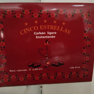 Caja de Pastillas de Carbón 5 Estrellas – Encendido Rápido